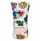 Мастурбатор-туба Keith Haring Soft Tube CUP - Tenga - в Грозном купить с доставкой