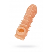 Телесная закрытая насадка с пупырышками Cock Sleeve Size M - 15,6 см. - KOKOS - в Грозном купить с доставкой