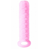 Розовый фаллоудлинитель Homme Long - 13,5 см. - Lola Games - в Грозном купить с доставкой