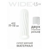 Белый фаллоудлинитель Homme Wide - 13 см. - Lola Games - в Грозном купить с доставкой