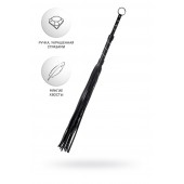 Черный флоггер Anonymo - 64 см. - ToyFa - купить с доставкой в Грозном