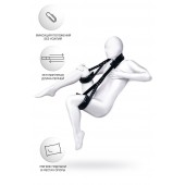 Черные кожаные стропы для фиксации Anonymo - ToyFa - купить с доставкой в Грозном