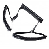 Черные кожаные стропы для фиксации Anonymo - ToyFa - купить с доставкой в Грозном