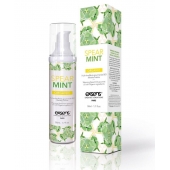 Разогревающее массажное масло Gourmet Spearmint Organic с органическими ингредиентами - 50 мл. - Exsens - купить с доставкой в Грозном