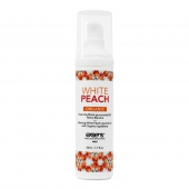 Разогревающее массажное масло Gourmet White Peach Organic с органическими ингредиентами - 50 мл. - Exsens - купить с доставкой в Грозном