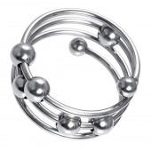 Большое металлическое кольцо под головку пениса - ToyFa - купить с доставкой в Грозном
