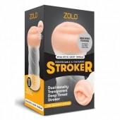 Мастурбатор-ротик ZOLO DEEP THROAT - Zolo - в Грозном купить с доставкой