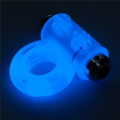 Голубое, светящееся в темноте эрекционное виброкольцо Lumino Play Vibrating Penis Ring - Lovetoy - в Грозном купить с доставкой