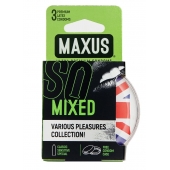 Презервативы в пластиковом кейсе MAXUS AIR Mixed - 3 шт. - Maxus - купить с доставкой в Грозном