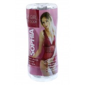 Прозрачный двусторонний мастурбатор Sophia - вагина и анус - Dream Toys - в Грозном купить с доставкой