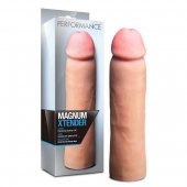 Телесная фаллическая насадка на пенис Magnum Xtender - 23 см. - Blush Novelties - в Грозном купить с доставкой