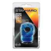 Голубое эрекционное виброкольцо Reusable 5 Function Cock Ring - Blush Novelties - в Грозном купить с доставкой