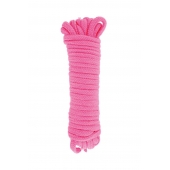 Розовая веревка для связывания Sweet Caress Rope - 10 метров - Sweet Caress - купить с доставкой в Грозном