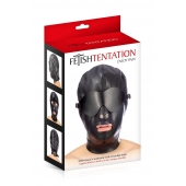 Маска-шлем с отверстием для рта и съемными шорами - Fetish Tentation - купить с доставкой в Грозном