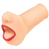 Мастурбатор-ротик с алыми губами - ToyFa - в Грозном купить с доставкой