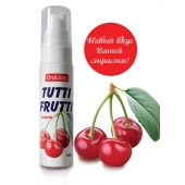 Гель-смазка Tutti-frutti с вишнёвым вкусом - 30 гр. - Биоритм - купить с доставкой в Грозном