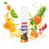Гель-смазка Tutti-frutti со вкусом тропических фруктов - 30 гр. - Биоритм - купить с доставкой в Грозном