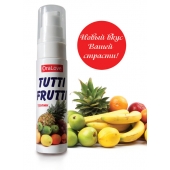 Гель-смазка Tutti-frutti со вкусом тропических фруктов - 30 гр. - Биоритм - купить с доставкой в Грозном