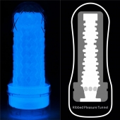 Светящийся в темноте мастурбатор Lumino Play Masturbator Ribbed - Lovetoy - в Грозном купить с доставкой