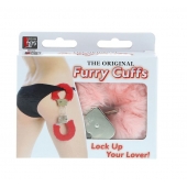 Металлические наручники с розовой меховой опушкой METAL HANDCUFF WITH PLUSH PINK - Dream Toys - купить с доставкой в Грозном