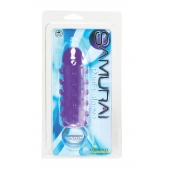 Закрытая фиолетовая насадка с пупырышками SAMURAI PENIS SLEEVE PURPLE - 14,5 см. - NMC - в Грозном купить с доставкой