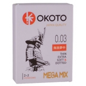 Набор из 4 презервативов OKOTO MegaMIX - Sitabella - купить с доставкой в Грозном