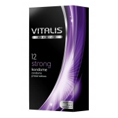 Презервативы с утолщённой стенкой VITALIS PREMIUM strong - 12 шт. - Vitalis - купить с доставкой в Грозном