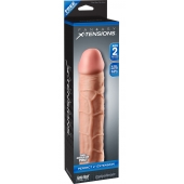 Телесная насадка Fantasy X-tensions Perfect 2  Extension - 20,3 см. - Pipedream - в Грозном купить с доставкой