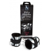 Серо-черные наручники Totally His - Fifty Shades of Grey - купить с доставкой в Грозном