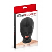 Сплошная маска на голову с прорезью для рта - Fetish Tentation - купить с доставкой в Грозном