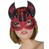 Маска дьяволицы с рожками - LOVETOY (А-Полимер) - купить с доставкой в Грозном