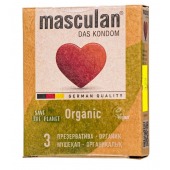 Экологически чистые презервативы Masculan Organic - 3 шт. - Masculan - купить с доставкой в Грозном