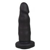 Черная реалистичная насадка-фаллоимитатор с головкой - 13 см. - LOVETOY (А-Полимер) - купить с доставкой в Грозном