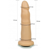 Телесная насадка Harness - 15,8 см. - LOVETOY (А-Полимер) - купить с доставкой в Грозном