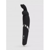 Черный вибратор Rabbit Rechargeable Wand Vibrator - 26,7 см. - Happy Rabbit