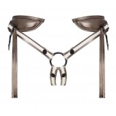 Бронзовый пояс для насадок Desirous Harness - Strap-on-me - купить с доставкой в Грозном