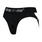 Черные трусики для насадок Heroine Lingerie Harness - size M - Strap-on-me - купить с доставкой в Грозном