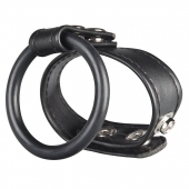 Двойное кольцо выносливости на пенис DUAL STAMINA RING - BlueLine - в Грозном купить с доставкой