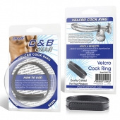 Кольцо на пенис из искусственной кожи на липучке VELCRO COCK RING - 5 см. - BlueLine - в Грозном купить с доставкой