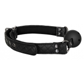 Черный кляп-шарик BALL GAG DIAMOND - Dream Toys - купить с доставкой в Грозном