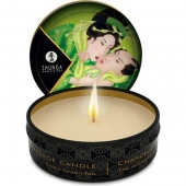 Массажная свеча Exotic Green Tea с ароматом зелёного чая - 30 мл. - Shunga - купить с доставкой в Грозном