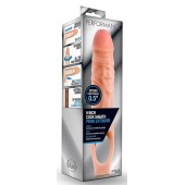 Телесная насадка на пенис 9 Inch Cock Sheath Extender - 22,2 см. - Blush Novelties - в Грозном купить с доставкой