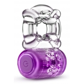 Фиолетовое эрекционное виброкольцо One Night Stand Vibrating C-Ring - Blush Novelties - в Грозном купить с доставкой