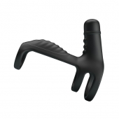 Черная вибронасадка на пенис Vibrating Penis Sling - Baile - в Грозном купить с доставкой