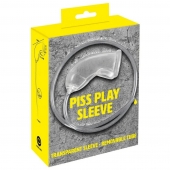 Прозрачная насадка на пенис Piss Play Sleeve для игр с мочеиспусканием - Orion - купить с доставкой в Грозном