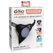 Черные трусики для страпона Body Dock SE на регулируемых ремнях - Pipedream - купить с доставкой в Грозном