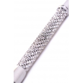 Чёрный стек с треугольным кожаным шлепком - 65 см. - ToyFa - купить с доставкой в Грозном