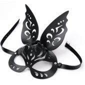 Черная ажурная маска  Зайка  с ушками - Crazy Handmade - купить с доставкой в Грозном