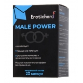 Капсулы для мужчин Erotichard male power - 20 капсул (0,370 гр.) - Erotic Hard - купить с доставкой в Грозном