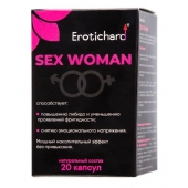 Капсулы для женщин Erotichard sex woman - 20 капсул (0,370 гр.) - Erotic Hard - купить с доставкой в Грозном